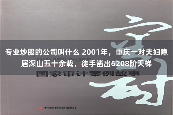 专业炒股的公司叫什么 2001年，重庆一对夫妇隐居深山五十余载，徒手凿出6208阶天梯