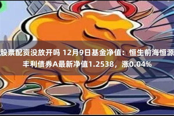 股票配资没放开吗 12月9日基金净值：恒生前海恒源丰利债券A